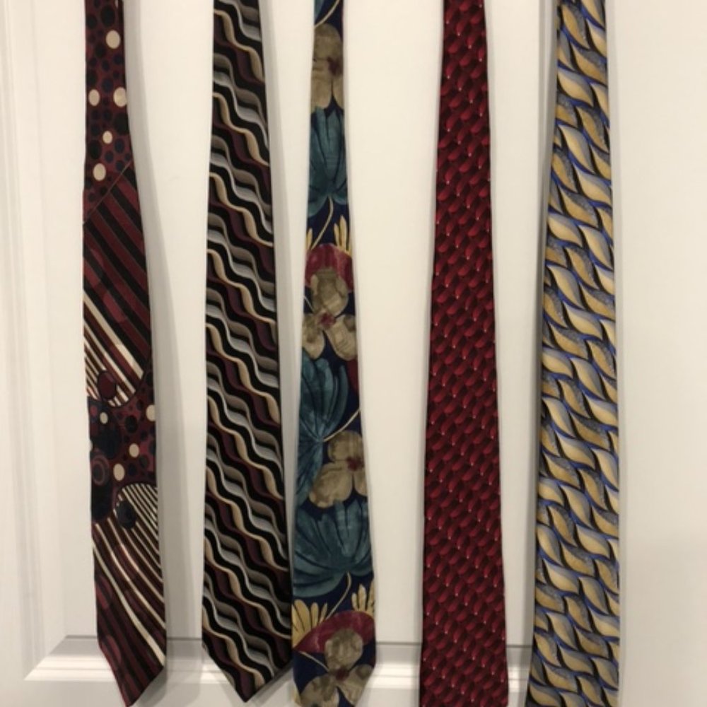 ASSOSTED TIES all ties identified on rear of ties